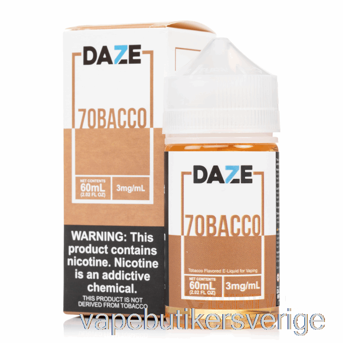 Vape Sverige 7obacco - 7 Daze E-vätska - 60ml 3mg